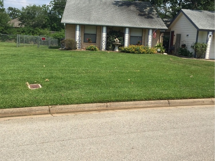 Clean lawn mowing project by Maroon Mowing